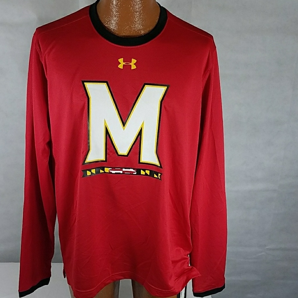 MENS MARYLAND TERPS UNDER ARMOUR  HEAT GEAR